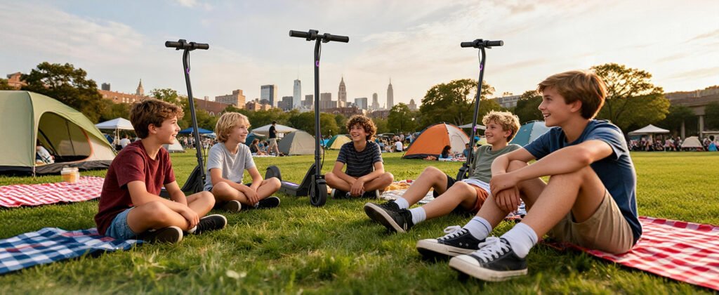 Aovowheel electric scooters for kids