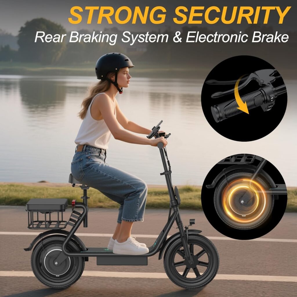Aovowheel Y16 electric scooter security